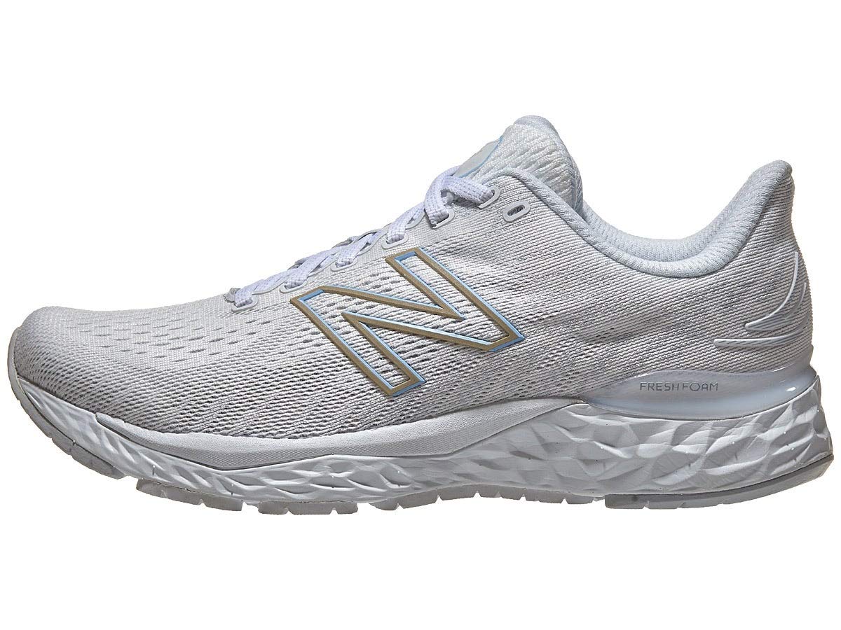 New Balance Women'S 880 V11 Running Shoes Arctic Fox/Uv Glo Size 5 D Wide Us