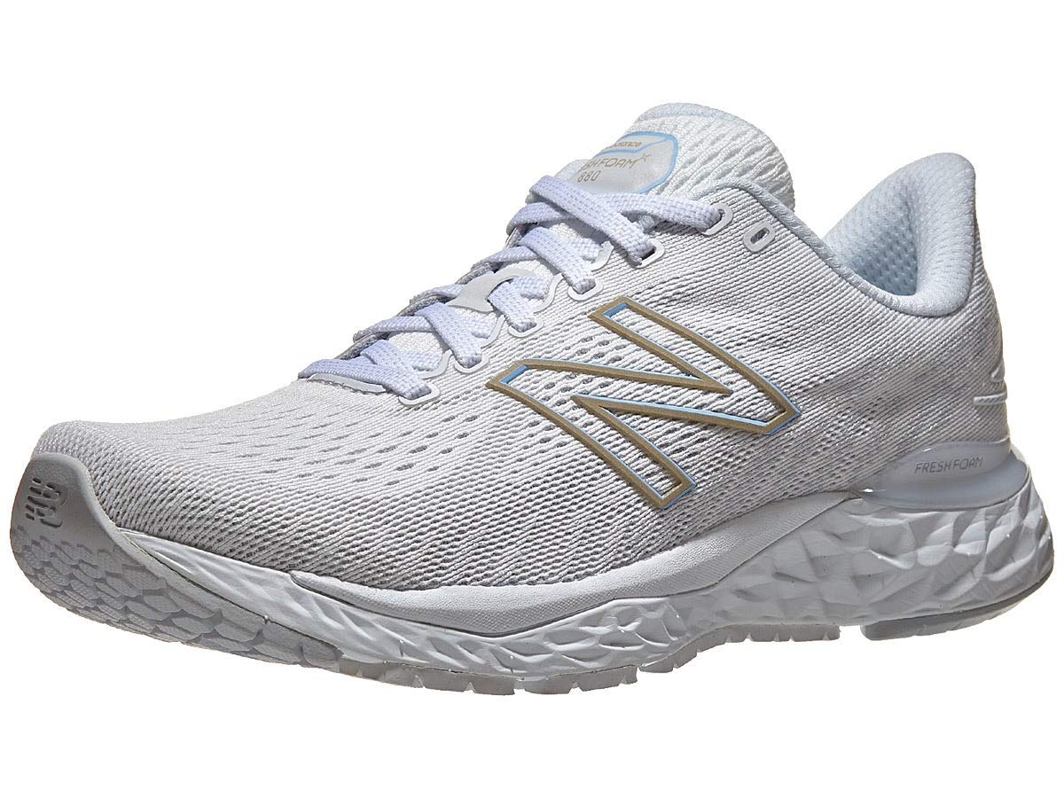 New Balance Women'S 880 V11 Running Shoes Arctic Fox/Uv Glo Size 5 D Wide Us