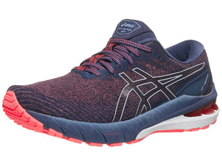 Asics Women'S Gt 2000 10 Running Shoes Blazing Coral/Blue Size 5 B Medium Us