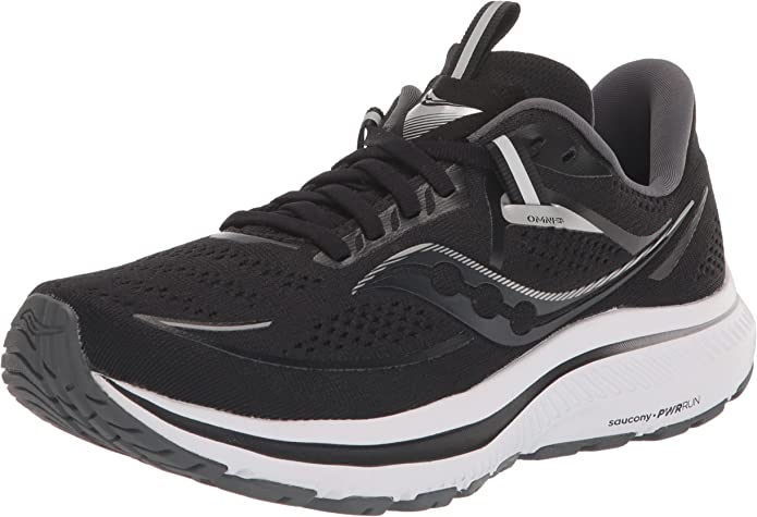 Saucony Women's Omni 21 Running Shoes Black/White Size 5 B Medium US