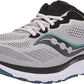 Saucony Men'S Ride 14 Running Shoes Fog/Black/Storm Size 10 2E Wide Us