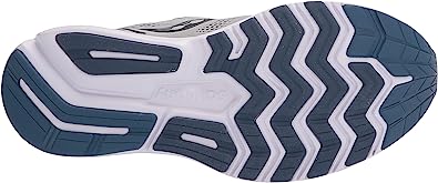 Saucony Men'S Ride 14 Running Shoes Fog/Black/Storm Size 10 2E Wide Us