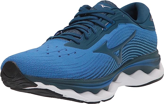 Mizuno Women'S Wave Sky 5 Running Shoes Imperial Blue Size 11 B Medium Us