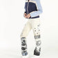 Paparazzi - Stretch French Terry Umbrella Print Lounge Pant With Raw Hem