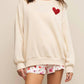 Z Supply - Heart Oversized Sweatshirt