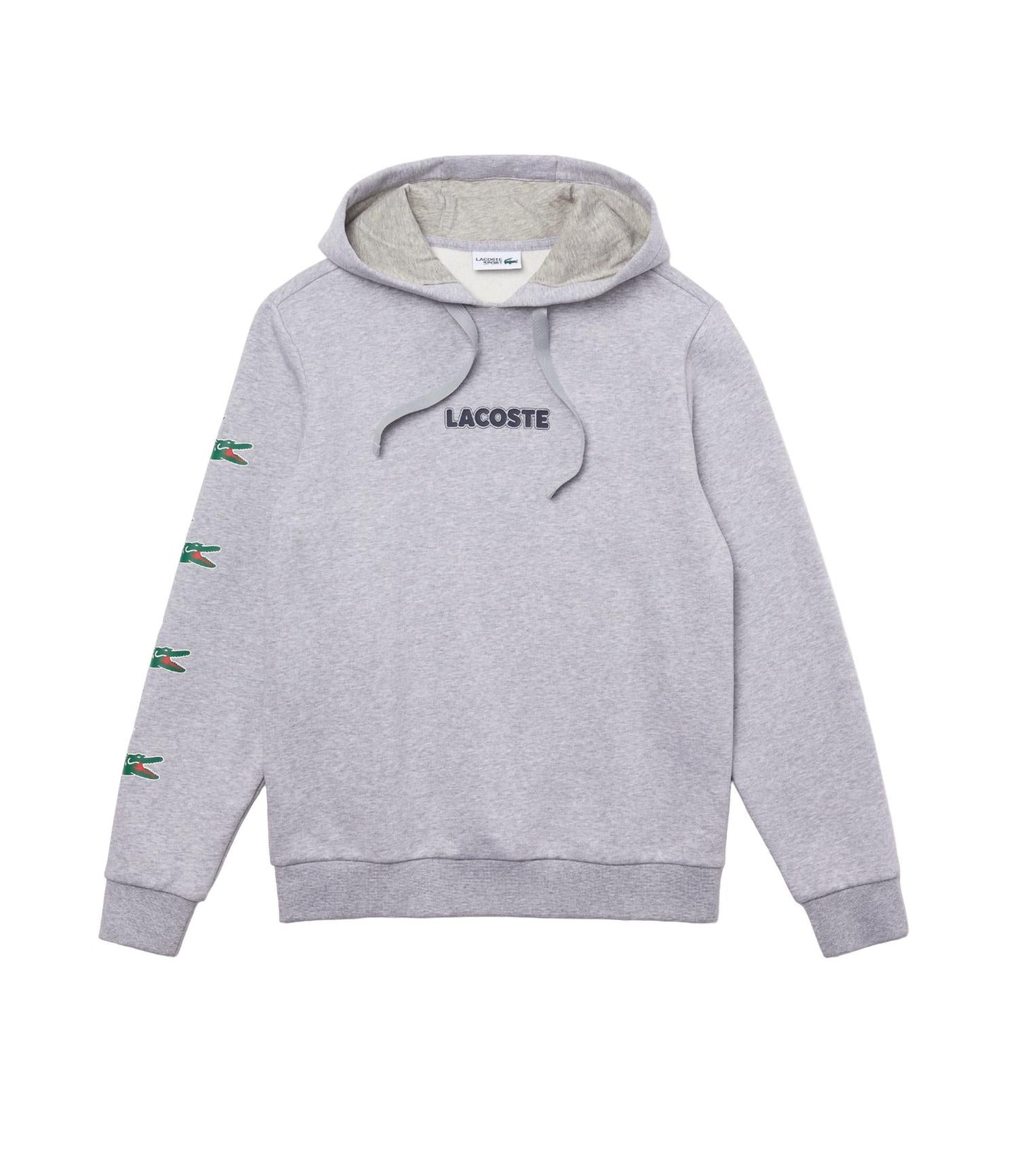 Lacoste - MEN'S CROCODILE PRINT HOODED COTTON SWEATSHIRT