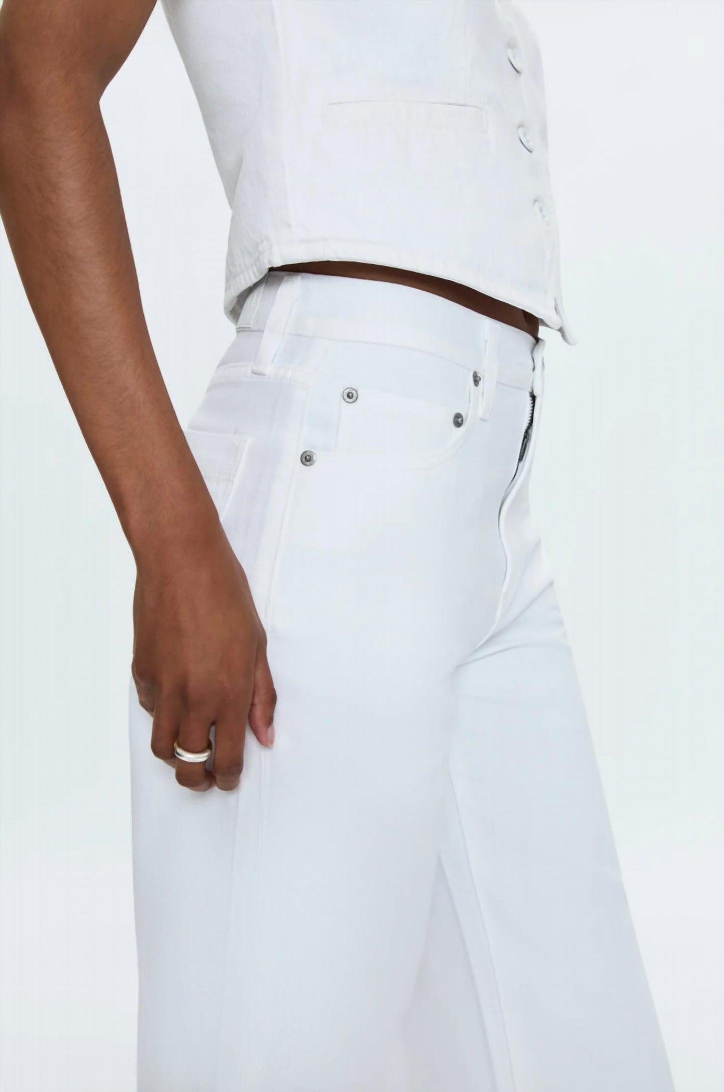 Pistola - Jaydn Low Slung Palazzo Jean