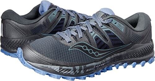 Saucony Women's Peregrine ISO Trail Running Shoes Gunmetal Size 11.5 B Medium US