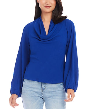Karen Kane Women Cowl Neck Top