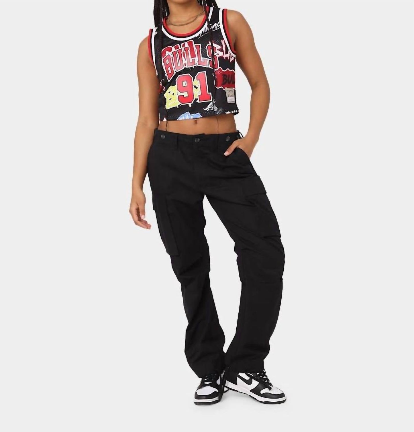 Mitchell & Ness - Chicago Bulls Slap Stick Crop Tank