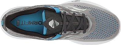 Saucony Men'S Ride 15 Running Shoes Alloy/Topaz