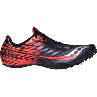 Saucony Men'S Spitfire 5 Xc Running Shoes Gun Met/Viz Red Size 13 D Medium Us