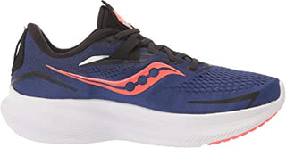 Saucony Men'S Ride 15 Running Shoes Sapphire/Vizired Red