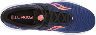 Saucony Men'S Ride 15 Running Shoes Sapphire/Vizired Red