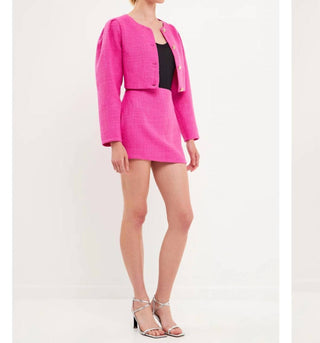 Endless Rose - Tweed Mini Skirt