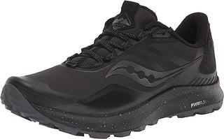 Saucony Men'S Peregrine Ice+3 Trail Shoes Black/Shadow