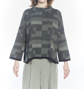 Matthildur - Brianna Patterned Long Sleeve Sweater