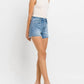 Vervet By Flying Monkey - High Rise Side Slit A Line Shorts