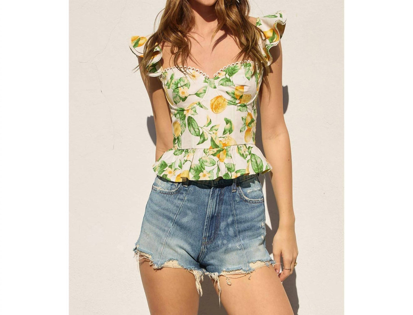 Dress Forum - Corset Flutter Top