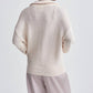 Varley - Tara Pointelle Half-zip Knit Pullover