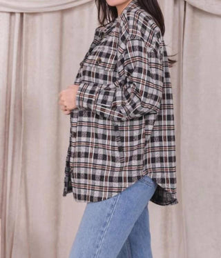 Mikarose - Flannel Shirt Jacket