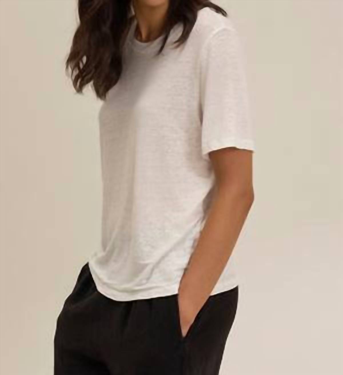 Velvet By Graham & Spencer - Heritage Linen Knit Tee