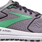 Brooks Women'S Ariel '20 Running Shoe, Alloy/Black Pearl/Green