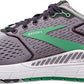 Brooks Women'S Ariel '20 Running Shoe, Alloy/Black Pearl/Green
