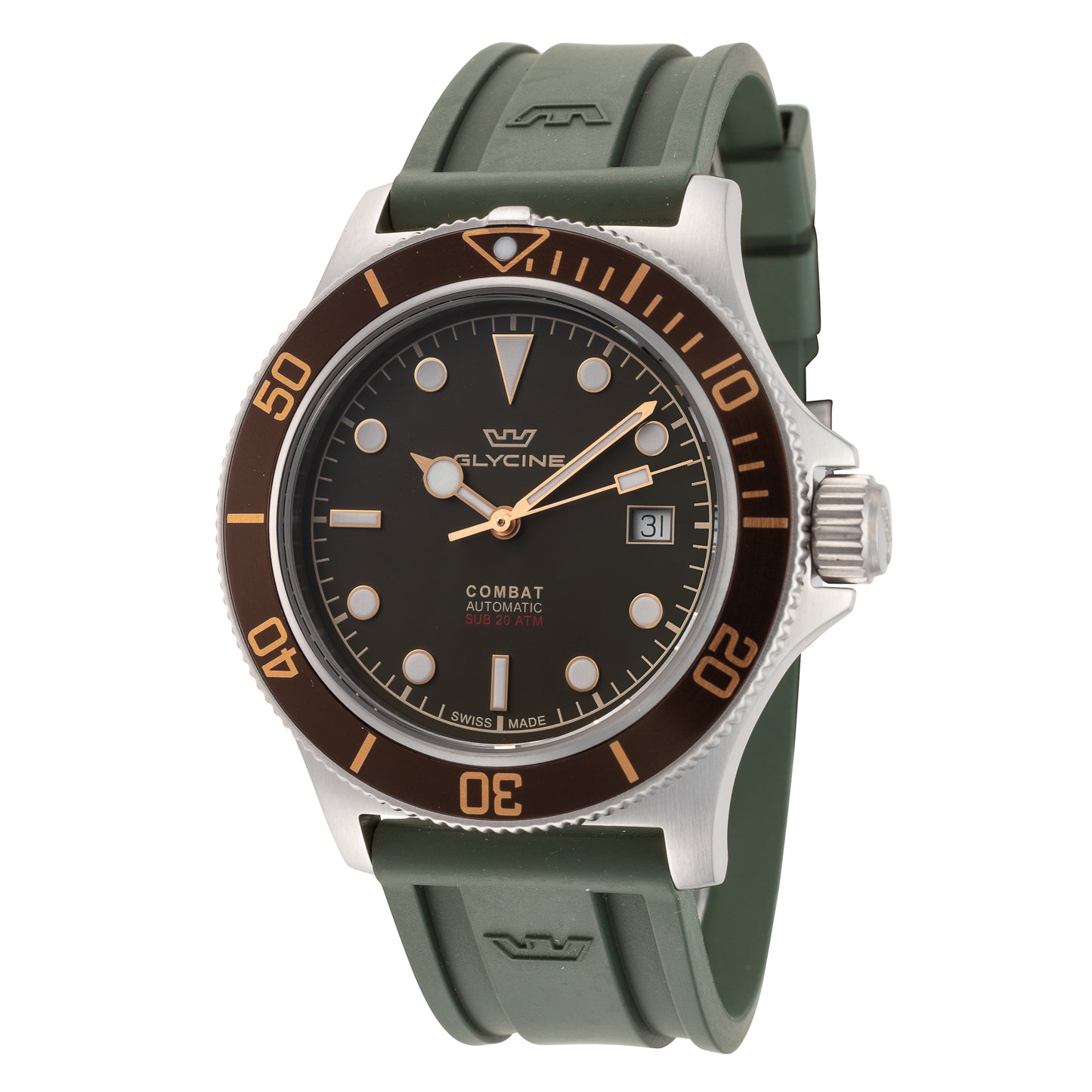 Glycine Men's GL0329 Combat Sub Sport 42mm Automatic Watch
