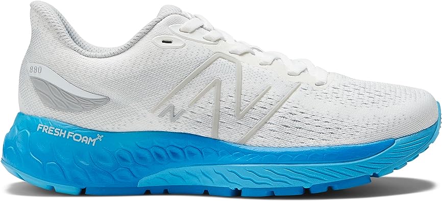 New Balance Women'S X 880 V12 Running Shoes White/Vibrant Sky Size 10.5 B Medium Us