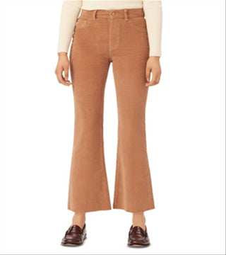 DL1961 Bridget High Rise Ankle Bootcut Jeans Teddy Taupe Brown