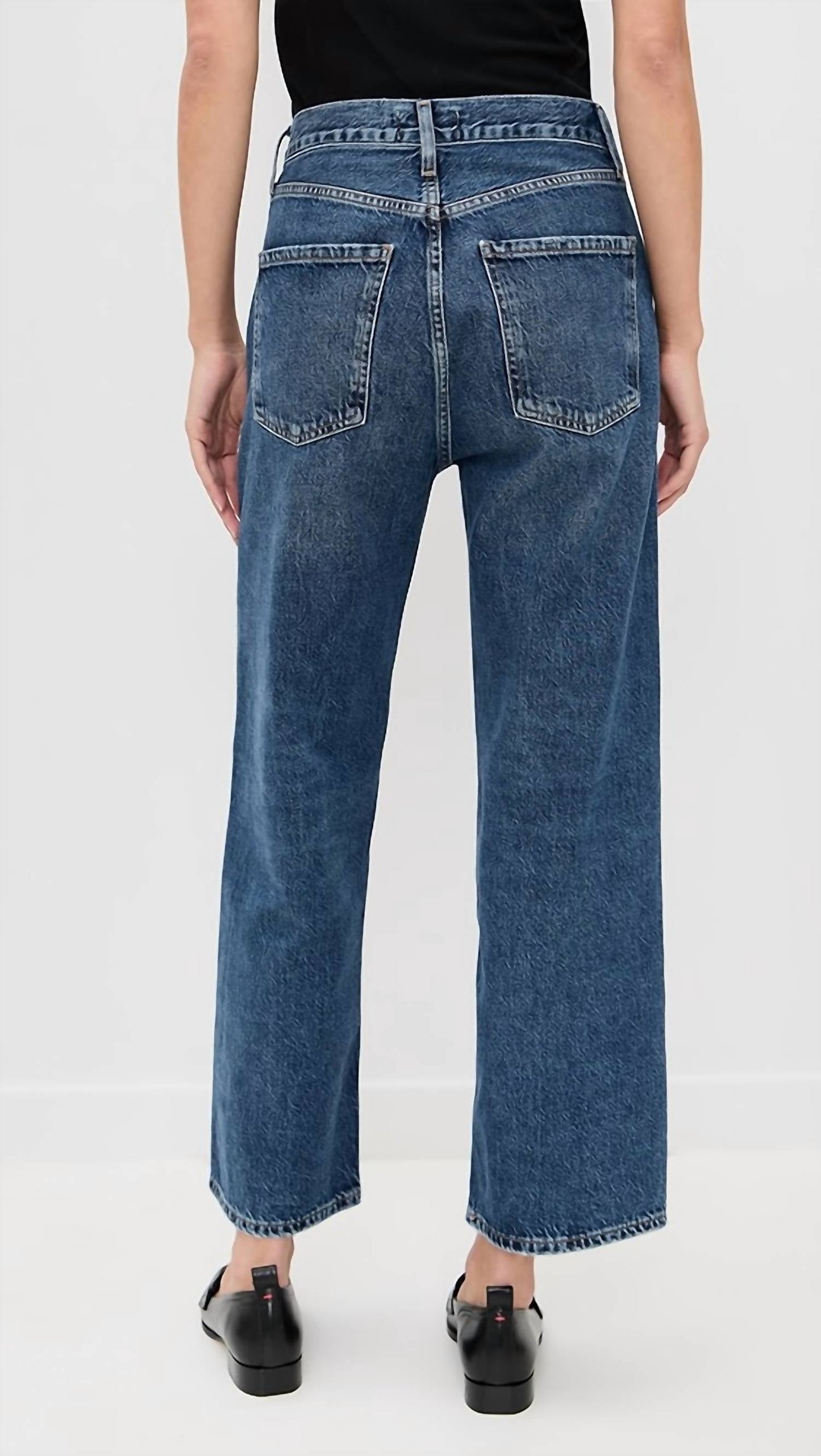 Agolde - Ren High Rise Wide Leg Jeans