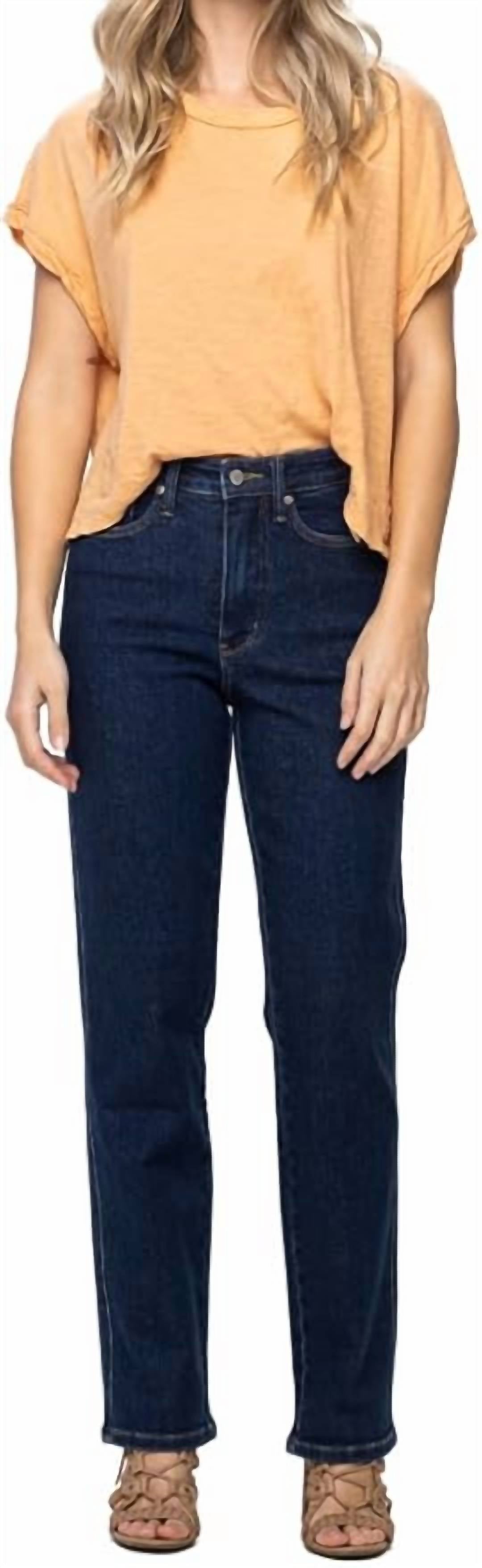 Judy Blue - High Waist Tummy Control Classic Straight Jeans