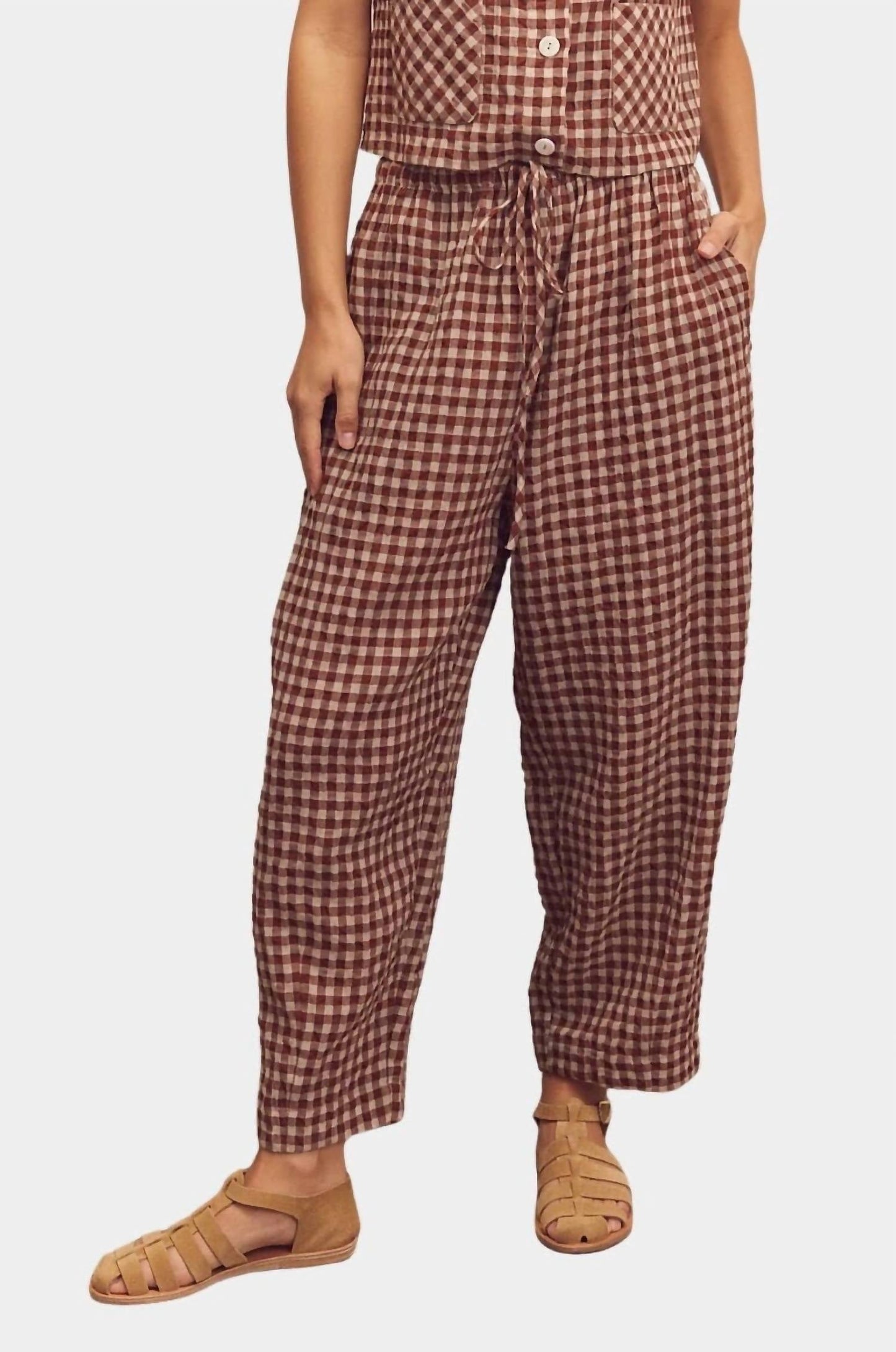 Amente - Drawstring Easy Pants