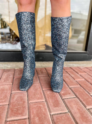 Corkys Footwear - Yolo Glitter Knee High Boots
