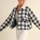 Mable - Gingham Plaid Jacket