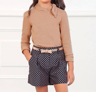 Abel & Lula - Lurex Swan Long Sleeve Top