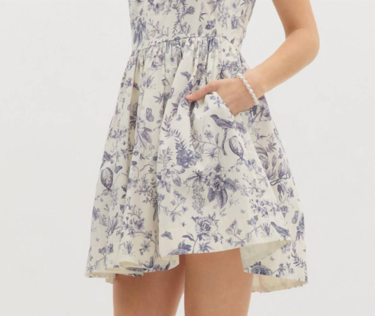 Entro - Floral Toile Dress Final Sale