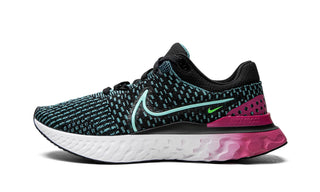 Nike Women'S React Infinity Fk 3 Running Shoes Black/Turquoise