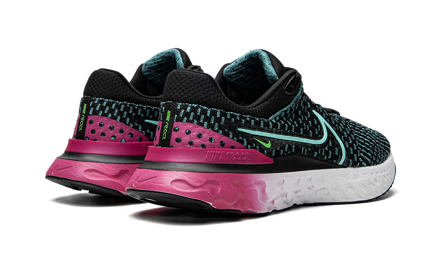 Nike Women'S React Infinity Fk 3 Running Shoes Black/Turquoise