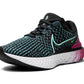 Nike Women'S React Infinity Fk 3 Running Shoes Black/Turquoise