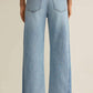 Z Supply - Luna High Rise Crop Bowed Leg Jeans