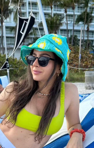 Jocelyn - Women's Tulum Flower Crochet Hat