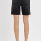 Risen - Tummy Control High Rise Mid Length Raw Cut Hem Shorts - Plus