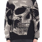 Eleven Paris - Knit Printed Bottom Zip Sweatshirt