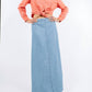 Paparazzi - Tencel Denim Maxi Skirt - Length 37"