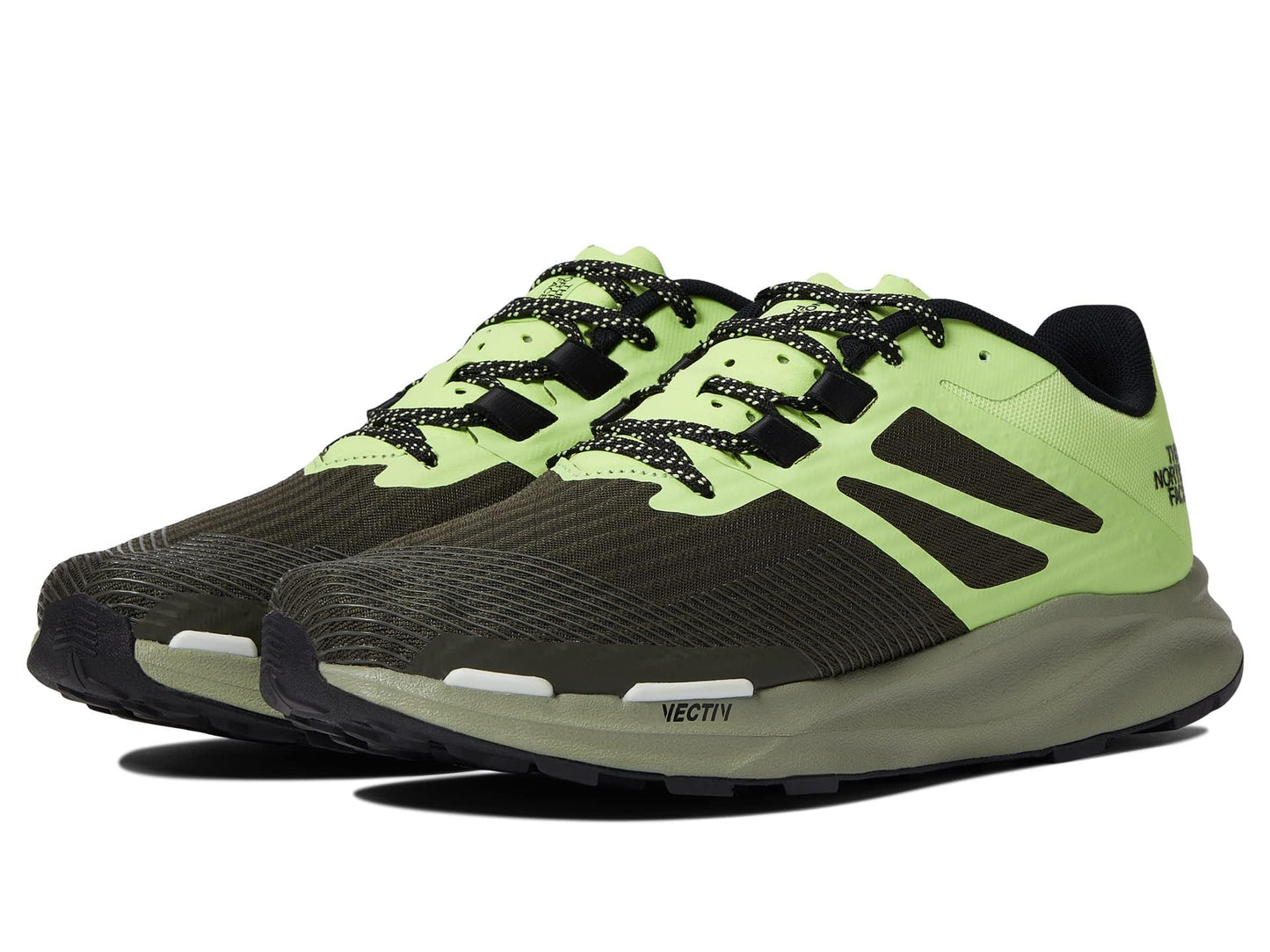 The North Face Men's Vectiv Eminus Trail Shoe Green/Black Size 10.5 D Medium