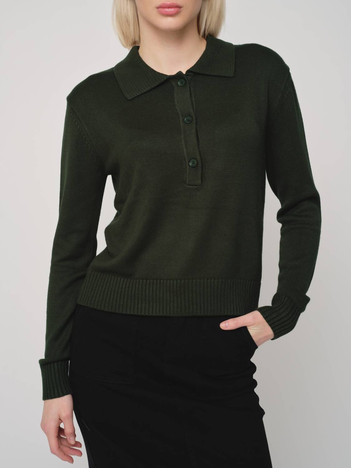 Recollection Brand - Knit Polo Top