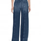 Frame - BRAIDED WAISTBAND WIDE LEG JEAN