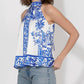 Adelyn Rae - Logan Print Halter Top